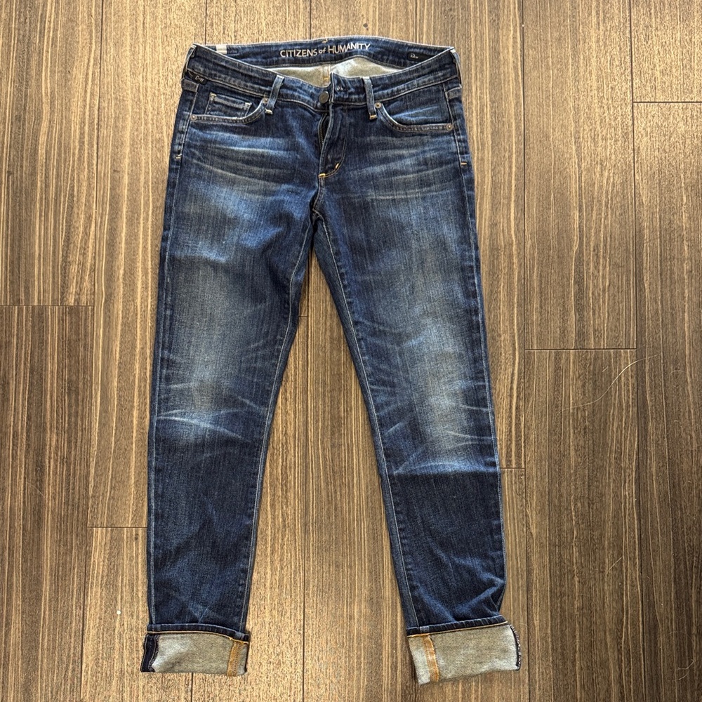 Citizens of Humanity Dark Blue Ankle Jeans